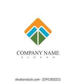 Mountain logo vector template symbol design