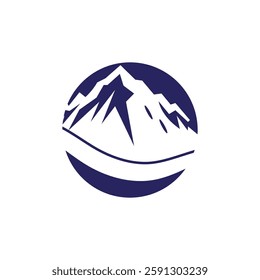 Mountain logo vector template symbol design