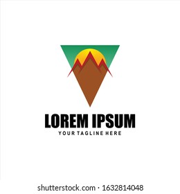 MOUNTAIN LOGO. VECTOR LOGO FOR YOUR COMPANY