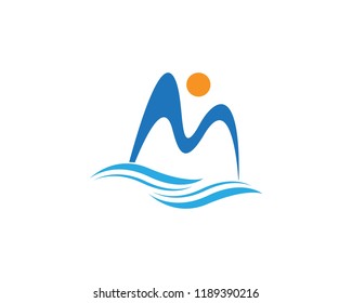 Mountain logos symbols