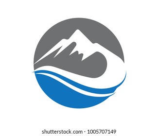 Mountain Logos and symbols template icons 