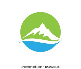 Mountain Logos Template Stock Vector (Royalty Free) 1090826165 ...