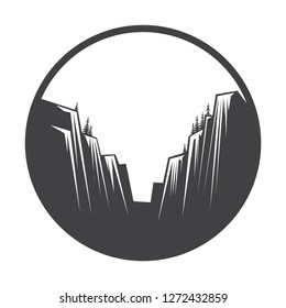 Mountain Logotype, Label, Badge and other design. Outdoor Adventure Sign or Symbol, vector illustration