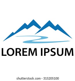 Mountain logotype one