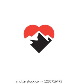 Mountain Love Logo Design