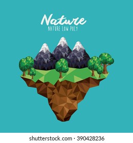 mountain low poly design 