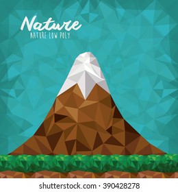 mountain low poly design 