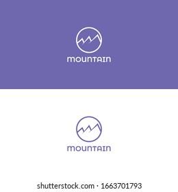 Mountain minimalist logo for Sell