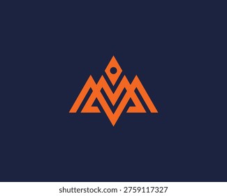 mountain mm logo elements template