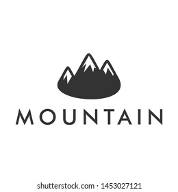 Mountain modern flat design concept
