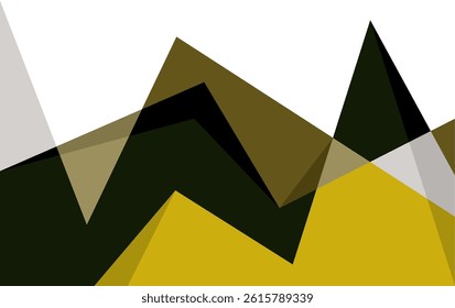 Mountain Modern geometric background with bold colourful vector shapes. Mountain Art Wallpaper