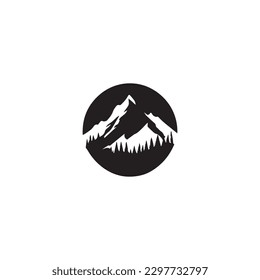 mountain  modern logo design template