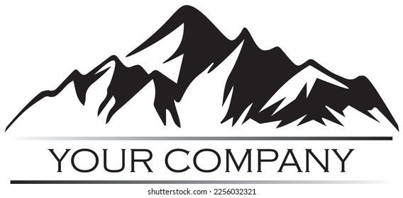 mountain mountainchain swiss alps snow logo your company