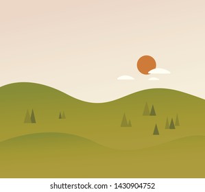 mountain and mountaineer, in the form of a logo or landscape
