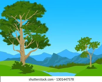 mountain natural landscape