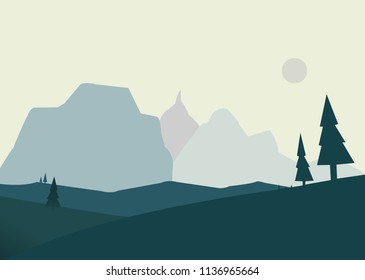 Mountain nature big