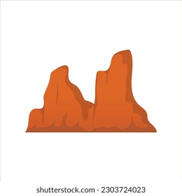 Diseño de vectores de iluminación de la naturaleza de montaña