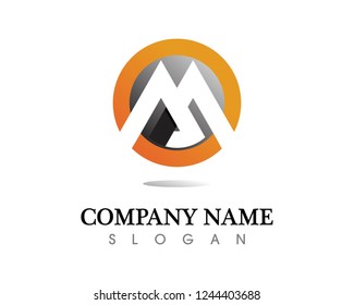 Mountain nature landscape  logo and symbols  icons template
