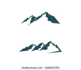 Mountain nature landscape  logo and symbols  icons template
