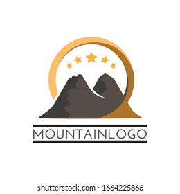 Mountain nature landscape  logo and symbols  icons template design Vector