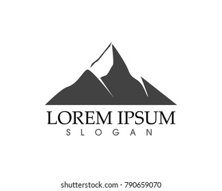 Mountain nature landscape  logo and symbols  icons template
