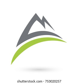 mountain nature logo icon