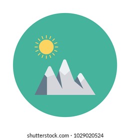 mountain  nature sun 