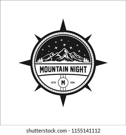 MOUNTAIN NIGHT LANDSCAPE