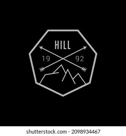 mountain outbound logo. expedition and mountain exploration
