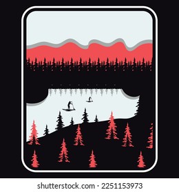 Montaña, Al Aire Libre, Parche De Aventura Parche De Afiche Etiqueta Vector Ilustración Pegatina De Insignia Retro Vintage Y Diseño De Camisetas
