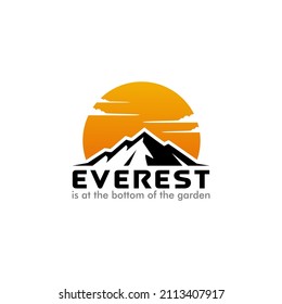 Mountain and outdoor adventure illustration logo vector