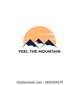 Mountain Outdoor Adventure logo design