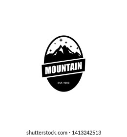mountain and outdoor adventures logo  mountain labels and design elements
