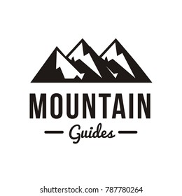 mountain and outdoor adventures logo. Tourism, hiking and camping labels. Mountains and travel icons for tourism organizations, outdoor events and camping leisure. eps 10 eps 8