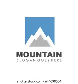 Mountain Outdoor Logo Design Vector Stock Vector (Royalty Free ...