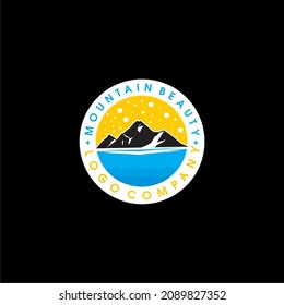 Mountain Panorama logo vector image