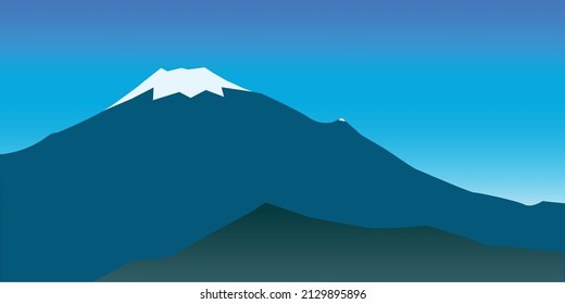 mountain pattern background vector with gradient color