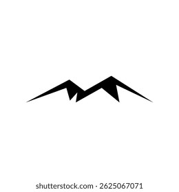 mountain peak icon vector symbol