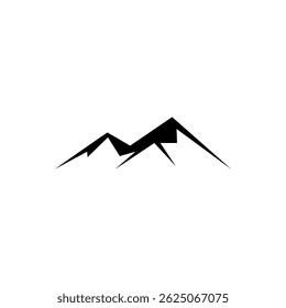 mountain peak icon vector symbol