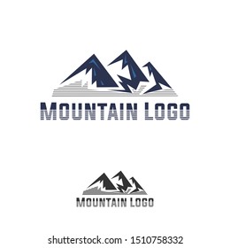 mountain peak logotype, smart logo branding for company