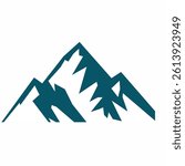 Mountain peak set. Collection different types of Mountains. Mountain landscape vector illustration set, collection of mountains in flat design style. Cute mountain vector set cute cartoon style.