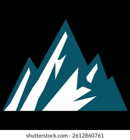 Mountain peak set. Collection different types of Mountains. Mountain landscape vector illustration set, collection of mountains in flat design style. Cute mountain vector set cute cartoon style.