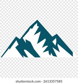 Mountain peak set. Collection different types of Mountains. Mountain landscape vector illustration set, collection of mountains in flat design style. Cute mountain vector set cute cartoon style.