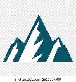 Mountain peak set. Collection different types of Mountains. Mountain landscape vector illustration set, collection of mountains in flat design style. Cute mountain vector set cute cartoon style.