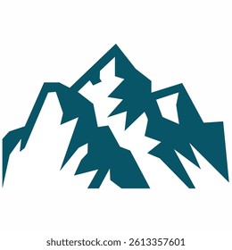 Mountain peak set. Collection different types of Mountains. Mountain landscape vector illustration set, collection of mountains in flat design style. Cute mountain vector set cute cartoon style.