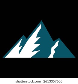 Mountain peak set. Collection different types of Mountains. Mountain landscape vector illustration set, collection of mountains in flat design style. Cute mountain vector set cute cartoon style.