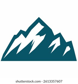 Mountain peak set. Collection different types of Mountains. Mountain landscape vector illustration set, collection of mountains in flat design style. Cute mountain vector set cute cartoon style.
