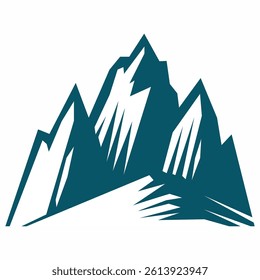 Mountain peak set. Collection different types of Mountains. Mountain landscape vector illustration set, collection of mountains in flat design style. Cute mountain vector set cute cartoon style.
