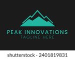 mountain, peak, success, logo, clipart, vector, sublimation, monogram, design