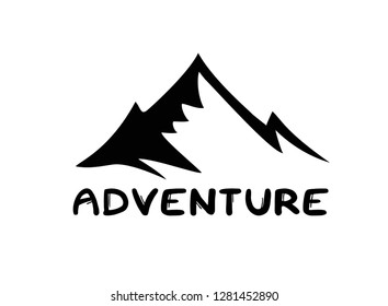 Mountain peak symbol